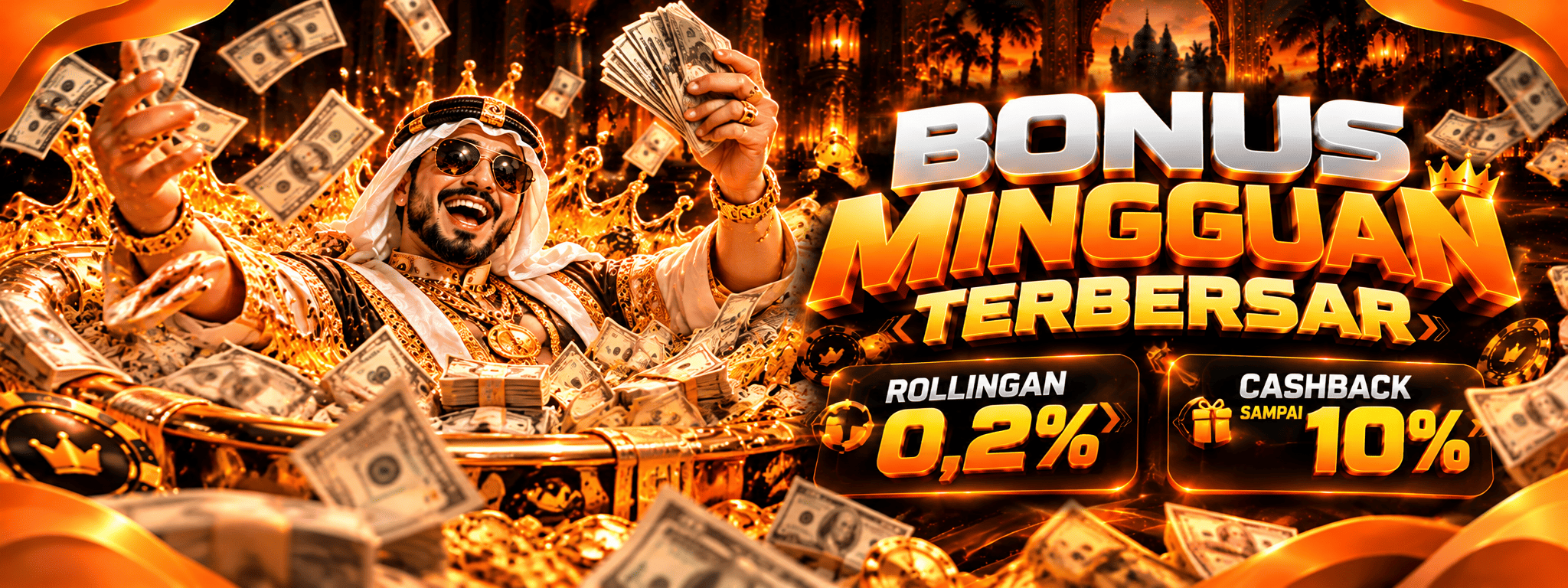 BONUS MINGGUAN TERBESAR!